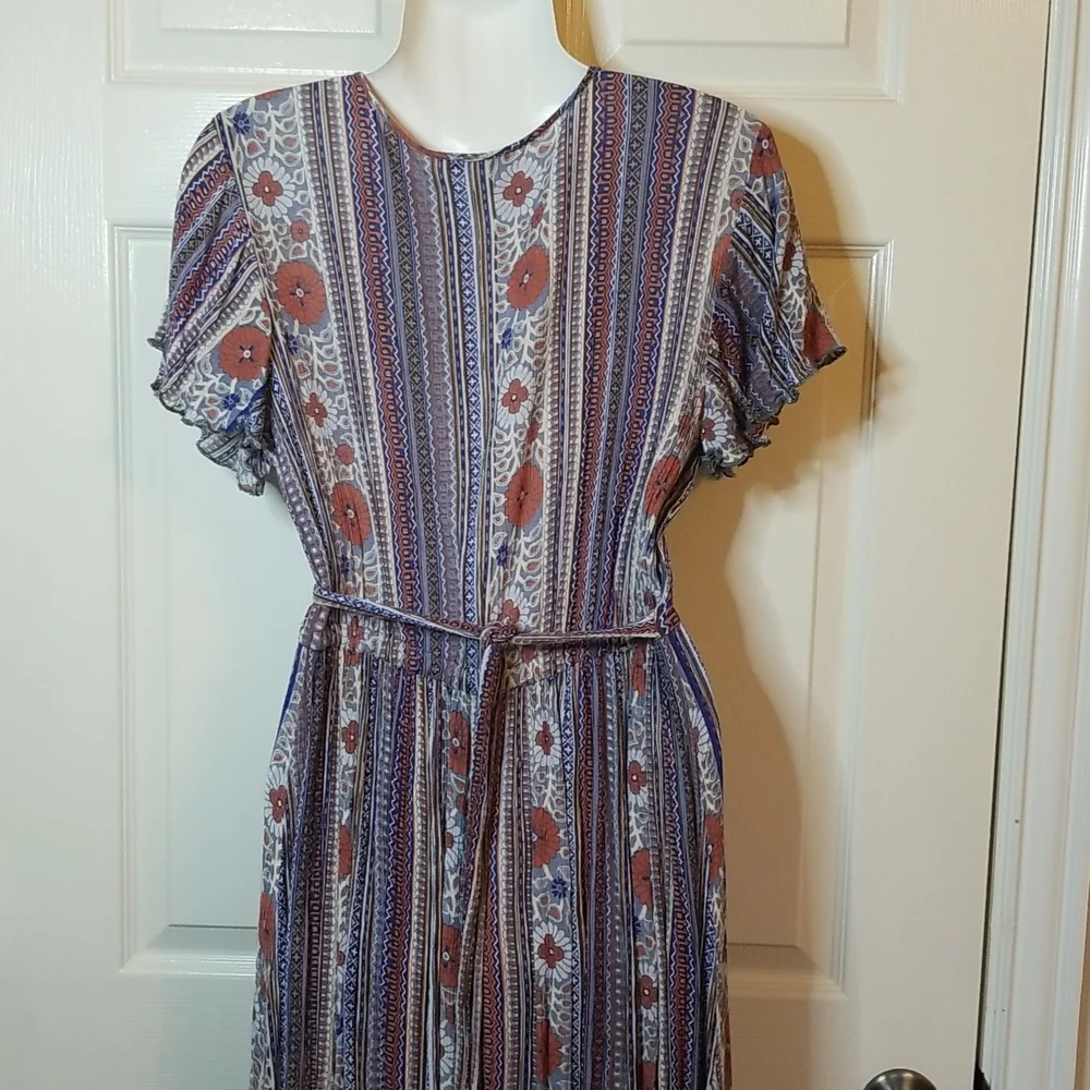Patrons Of Peace Boho Wrap Maxi Dress - Picture 7 of 16